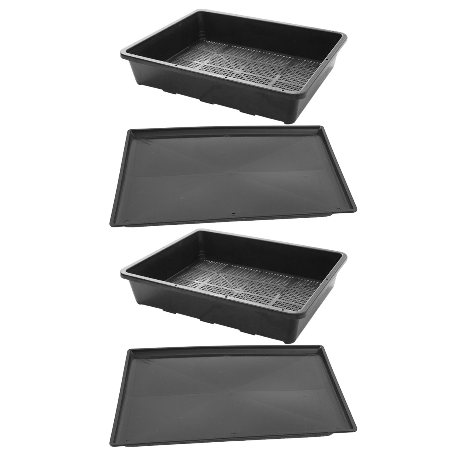 Seed Starter Tray - 2 plateaux de plantation pour jardin,