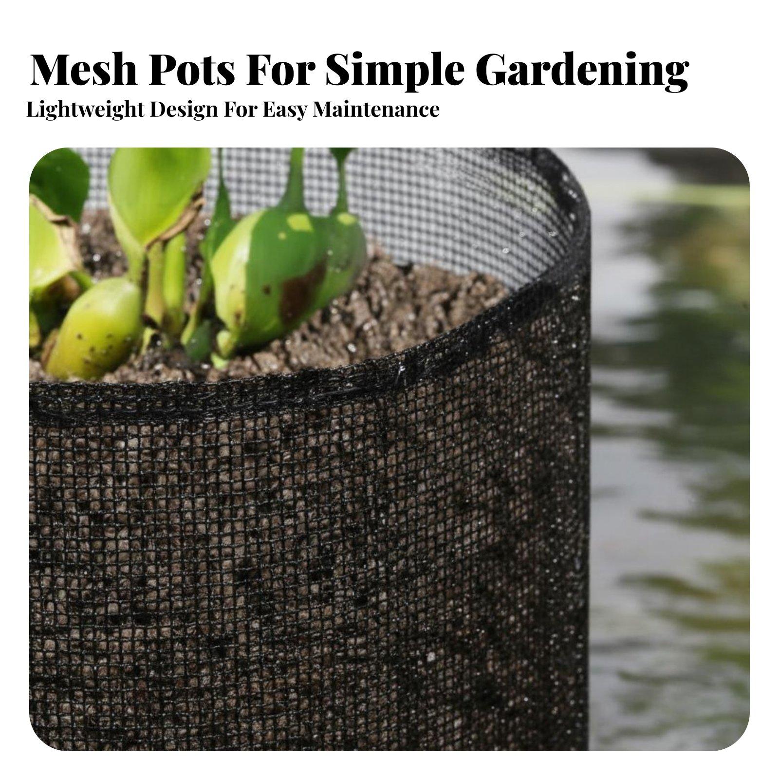 Grow Bag - 4 pots de plantation pour nénuphars,