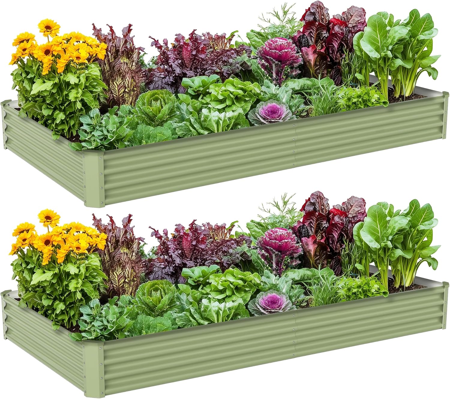 Raised Garden Bed - Jardinière surélevée en métal pour jardinage